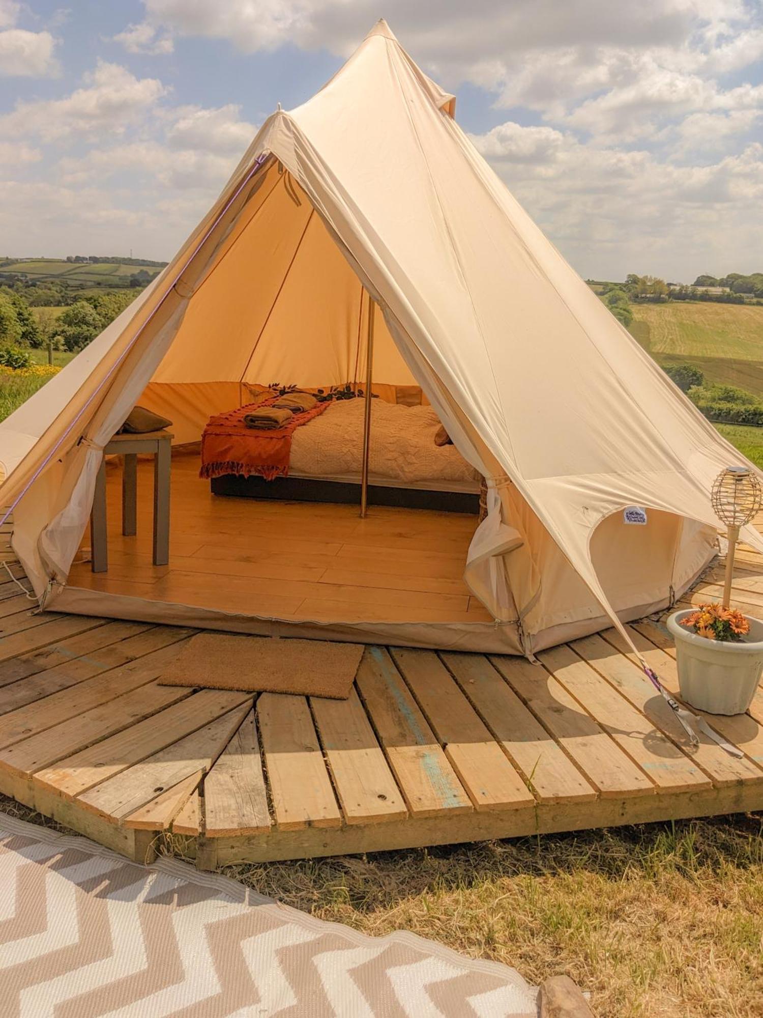Immaculate Bell Tent Retreat North Devon Bideford Zewnętrze zdjęcie