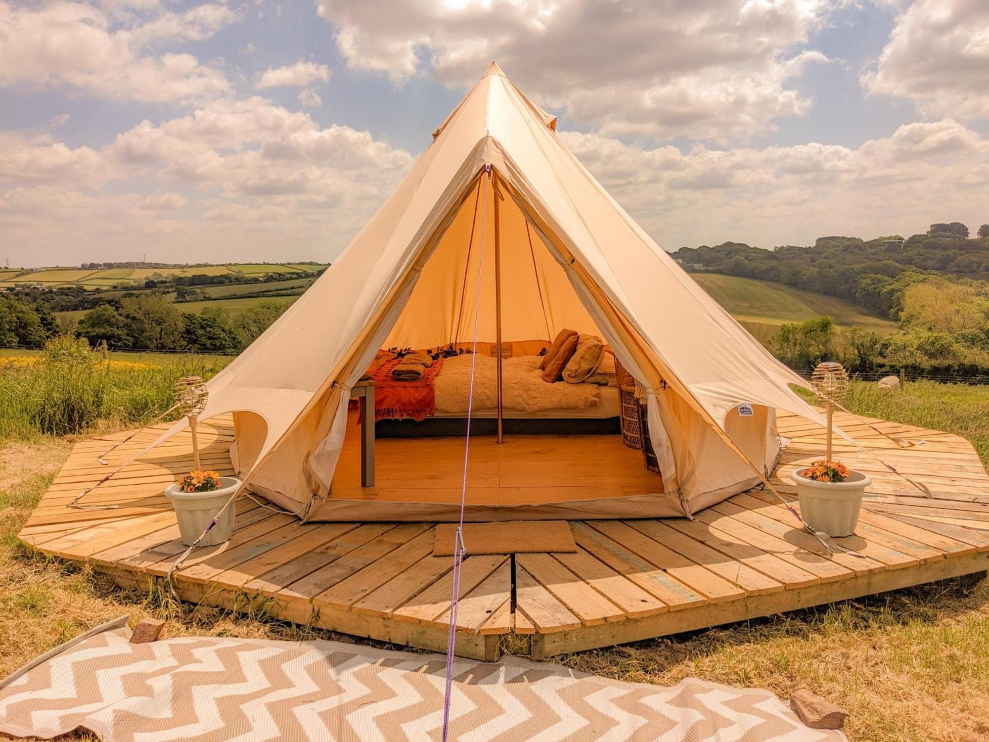 Immaculate Bell Tent Retreat North Devon Bideford Zewnętrze zdjęcie